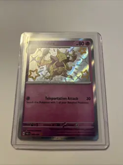 Pokemon Kadabra Card 149/091 Shiny Holo Rare, Sv: Paldean Fates - Image 1