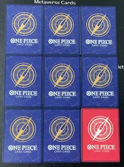 One Piece Card Game Japanese Monkey D.Luffy Zoro Nami Nico Robin Lot*9 - Image 2