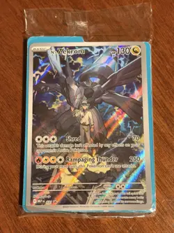 N’s Zekrom 031 Ascended Heros ETB Factory Sealed Promo Card Pokemon Full Art - Image 1