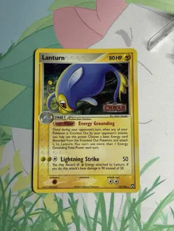 Lanturn 15/108 Pokemon Ex Power Keepers Reverse Holo Stamped Pokemon Card HP - Image 2