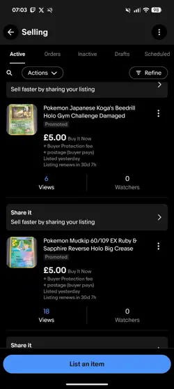 8x Vintage Pokemon Cards Private Listing - Image 4