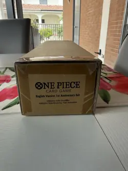 One Piece Card Game English Version 1 st Anniversary Sealed With Brown Box - Image 2