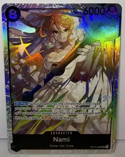 Nami OP15-086 SR ONE PIECE TCG Card Game NM Black - Image 1