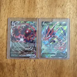 Pokemon TCG Eternatus VMAX & Eternatus V Card Lot – Promo Holo SWSH 2020 - Image 1