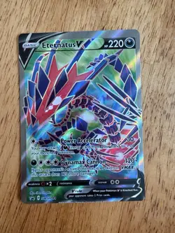 Pokemon TCG Eternatus VMAX & Eternatus V Card Lot – Promo Holo SWSH 2020 - Image 4
