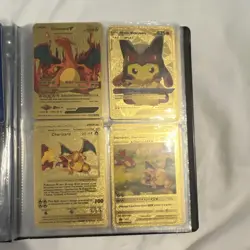 Pokemon TCG Binder Lot Mixed Types: Foil, Metal Cards. 60+ cards - Image 3