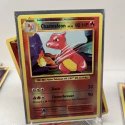 Pokemon TCG Charmander And Charmleon 10/108 Reverse Holo XY Evolutions Card NM - Image 2
