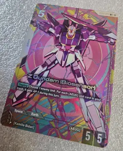 Z Gundam Biosensor Alternate Art Foil - GD03-071 R+ - Gundam TCG Card Game - Image 2