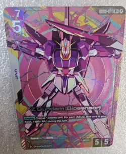 Z Gundam Biosensor Alternate Art Foil - GD03-071 R+ - Gundam TCG Card Game - Image 4