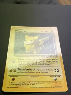 Pokemon Card Ivy Pikachu CoroCoro Comics Glossy Grey Star Promo 1999 - Low pop - Image 5