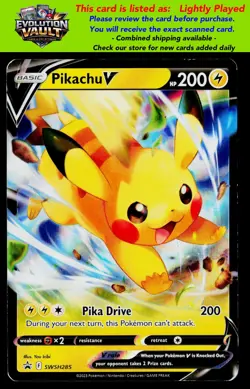 SWSH: Sword & Shield Promo Cards #SWSH285 Pikachu V - Image 1