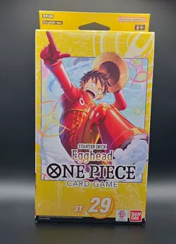 Bandai One Piece Card Game ST-29 Egghead Starter Deck 50 Cards + Bonus Pack EN - Image 1