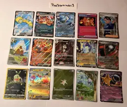 Pokemon TCG 15 card Lot SIR Card/ ex Foil Full Art never played - Image 1