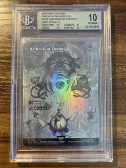 MTG✨DARKNESS OF ETERNITY (Dark Ritual) FOIL✨FCA Final Fantasy Ages RARE BGS 10 - Image 1