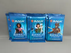 * 9x MTG Ravnica Allegiance DraftBooster Pack LOT Factory Sealed - Image 1