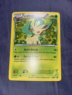 Leafeon BW87 2013 Black & White Black Star Promo Pokemon TCG - VLP - Image 4