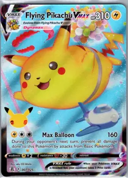 Flying Pikachu VMAX 007/025 Celebrations - Pokemon Card - NM - Image 1