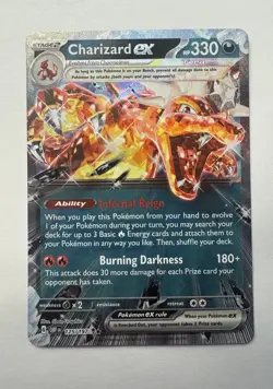 Charizard EX 125/197 Obsidian Flames Double Rare Pokemon TCG - Image 1