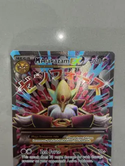 Pokemon Mega M Alakazam EX Full Art Holo Card 118/124 XY Fates Collide - Image 2