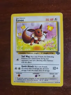 Eevee 51/64 Jungle Regular Pokemon TCG unlimited - Image 1