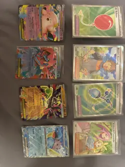 Pokemon Tcg 8 Card Mixed Lot - Ex’s & Full A rt’s Near Mint - Image 1