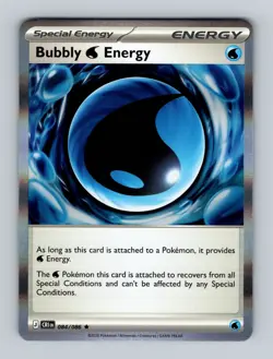 Pokemon TCG - ME04: Chaos Rising (CRI) Bubbly Energy - 084/086 - Holo Rare - Image 1