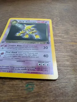 1st Edition Dark Alakazam 1/82 Holo Rare Team Rocket WOTC 2000 Pokemon TCG LP - Image 4