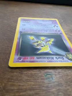 1st Edition Dark Alakazam 1/82 Holo Rare Team Rocket WOTC 2000 Pokemon TCG LP - Image 5