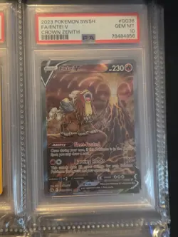 Pokemon Crown Zenith Entei Suicune Raikou V PSA 10 Gem Mint Full Set GG36 GG38 G - Image 5