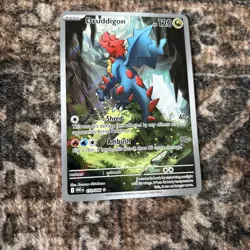 Pokemon Druddigon Illustration Rare Holo 151/086 Sv: White Flare - Image 1