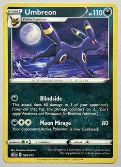 Umbreon 009/015 (NM) Common Scarlet & Violet: McDonald’s Promo 2024 Pokemon - Image 1