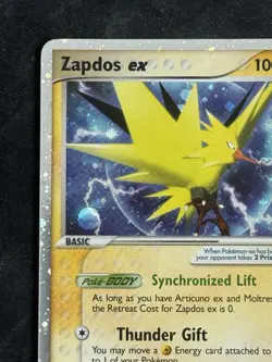 Pokemon TCG Zapdos ex 033 Collector’s Window Tin Nintendo Promo Silver Border - Image 2