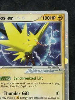 Pokemon TCG Zapdos ex 033 Collector’s Window Tin Nintendo Promo Silver Border - Image 3