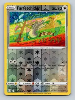 Farfetch'd 115/172 Common Brilliant Stars Pokemon Reverse Holo NM - Image 1