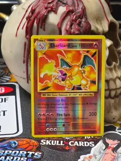 ☠☠ Pokemon Charizard 11/108 Evolutions Reverse Holo RARE - Image 1