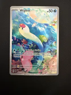 Wiglett 206/198 Pokemon Scarlet Violet Base Illustration Rare - Image 1