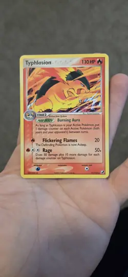 Pokemon Typhlosion 17/115 Unseen Forces LP Non-Holo Card - Image 1