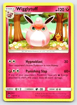 Wigglytuff 72/111 Rare Crimson Invasion Pokemon Lightly Played - Image 1