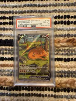 Pokemon Charizard V SWSH260 Sword & Shield Promo Holo Ultra-Premium PSA 8 2022 - Image 1