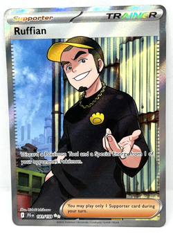 Ruffian - 181/159 Pokemon TCG Journey Together Full Art Ultra Rare Holo Card - Image 1