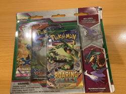 Pokemon TCG - XY Mega Evolution - 3-Booster Blister Pack - Mega Latios Pin - Image 1