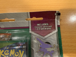 Pokemon TCG - XY Mega Evolution - 3-Booster Blister Pack - Mega Latios Pin - Image 3