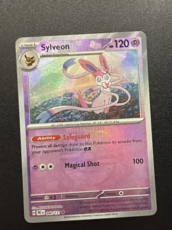 Pokemon TCG Sylveon 040/131 Prismatic Evolutions Holo Master Ball 120 HP - Image 1