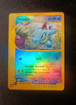 Pokemon Totodile 134/165 Expedition - Reverse Holo Common ENG WOTC Arita - Image 1