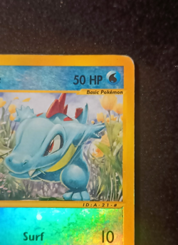 Pokemon Totodile 134/165 Expedition - Reverse Holo Common ENG WOTC Arita - Image 4