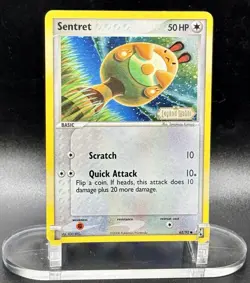 Sentret 62/92 Stamped Pokemon EX Legend Maker 2006 Vintage LP/NM - Image 2