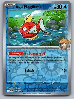 Misty's Magikarp 048/182 REVERSE HOLO Common Destined Rivals Pokemon Near Mint - Image 1