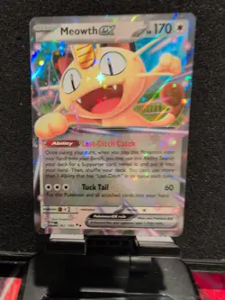 Pokemon Meowth EX 062/088 Double Rare Pokemon Perfect Order Pack Fresh. - Image 1
