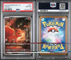 PSA 10 Vulpix 067/063 Art Rare M1l Mega Brave Pokemon Japanese PSA - Image 3