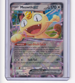 Meowth ex 062/088 Pokemon 2026 Mega Evolution: Perfect Order Double Rare English - Image 1